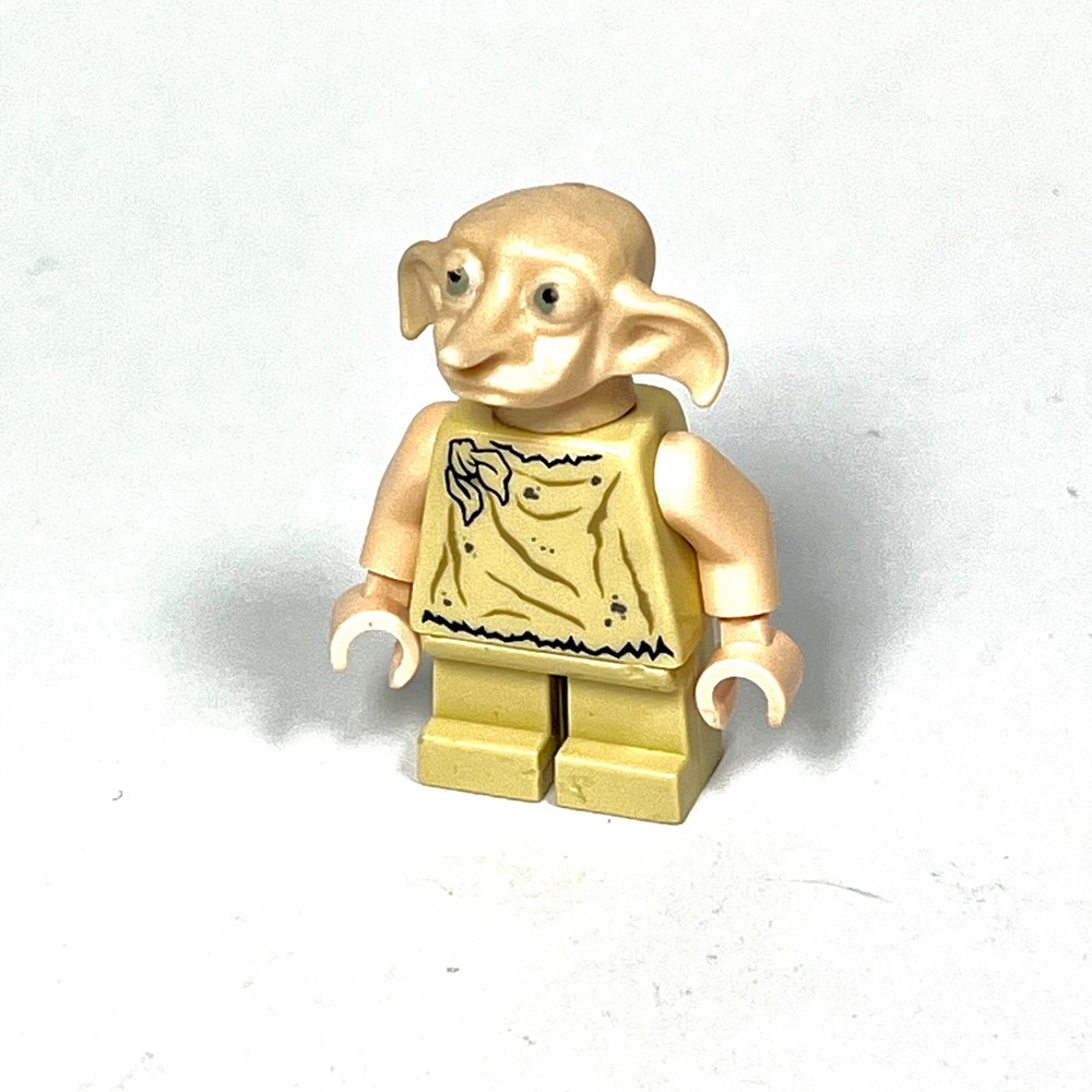 LEGO Harry Potter Dobby the House Elf Minifigure hp105 Light Nougat Tattered Tun